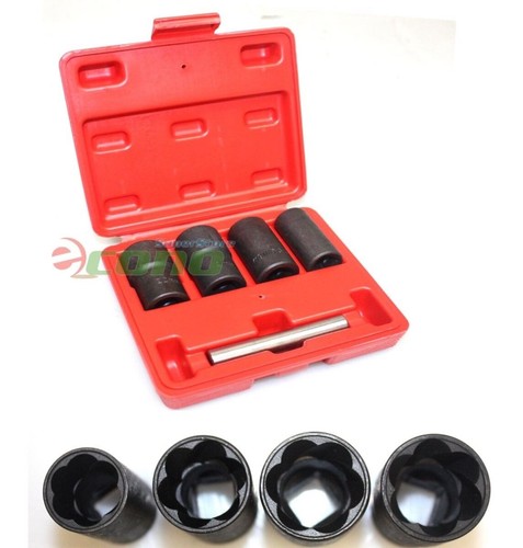 5pcs drive twist socket - 1/2",