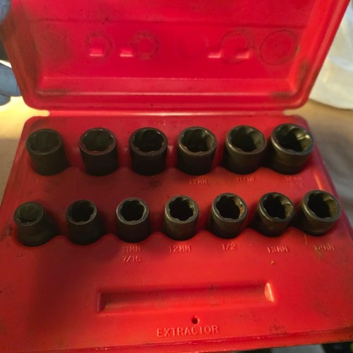 Piece twist socket set 8 - piece, 3/8"
