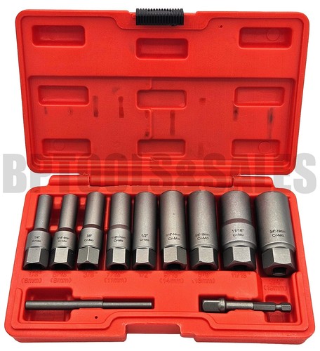 11pc spiral deep - 11pc, 3/8"
