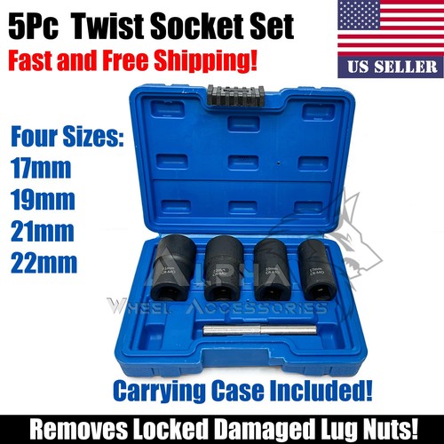 5pc wheel lug - 5pc, remover